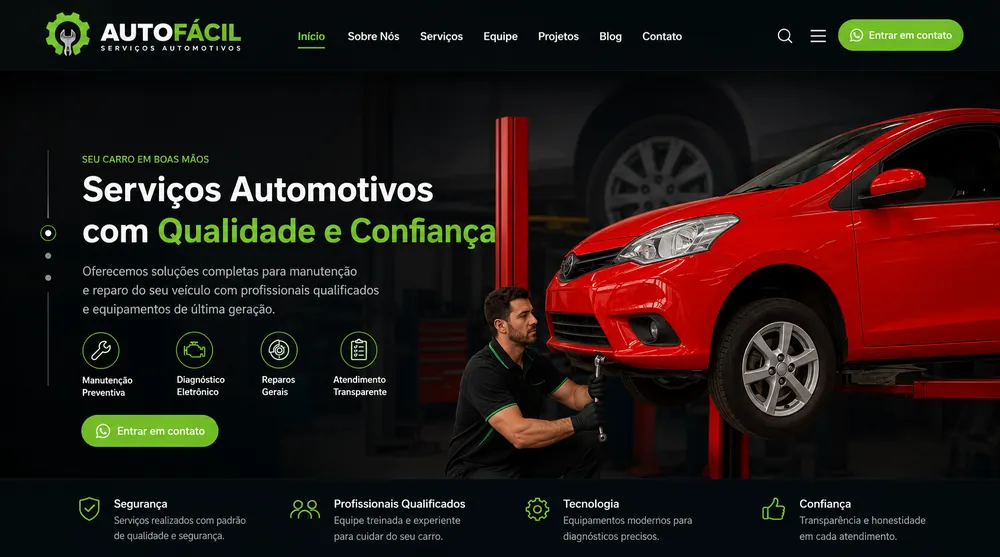 Site para clínica odontológica